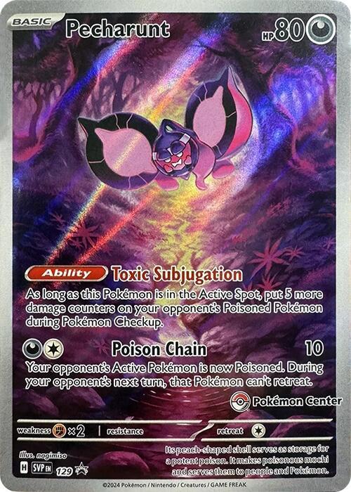 Pecharunt - 129 (Pokemon Center Exclusive) - 129 Promo SV: Scarlet & Violet Promo Cards