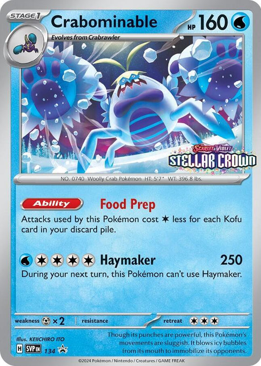 Crabominable - 134 134/142 Promo Scarlet & Violet Promo Cards Pokémon card