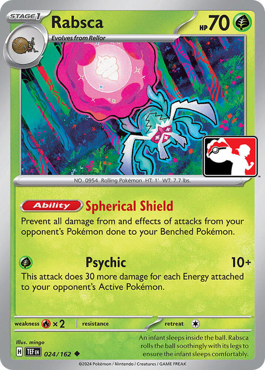 Rabsca 024/162 Uncommon Prize Pack Series Cards Pokémon card
