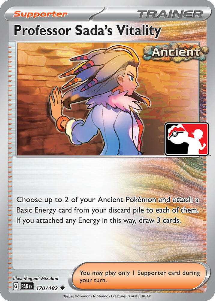 Professor Sada's Vitality - 170/182 170/182 Uncommon Prize Pack Series Cards Pokémon card