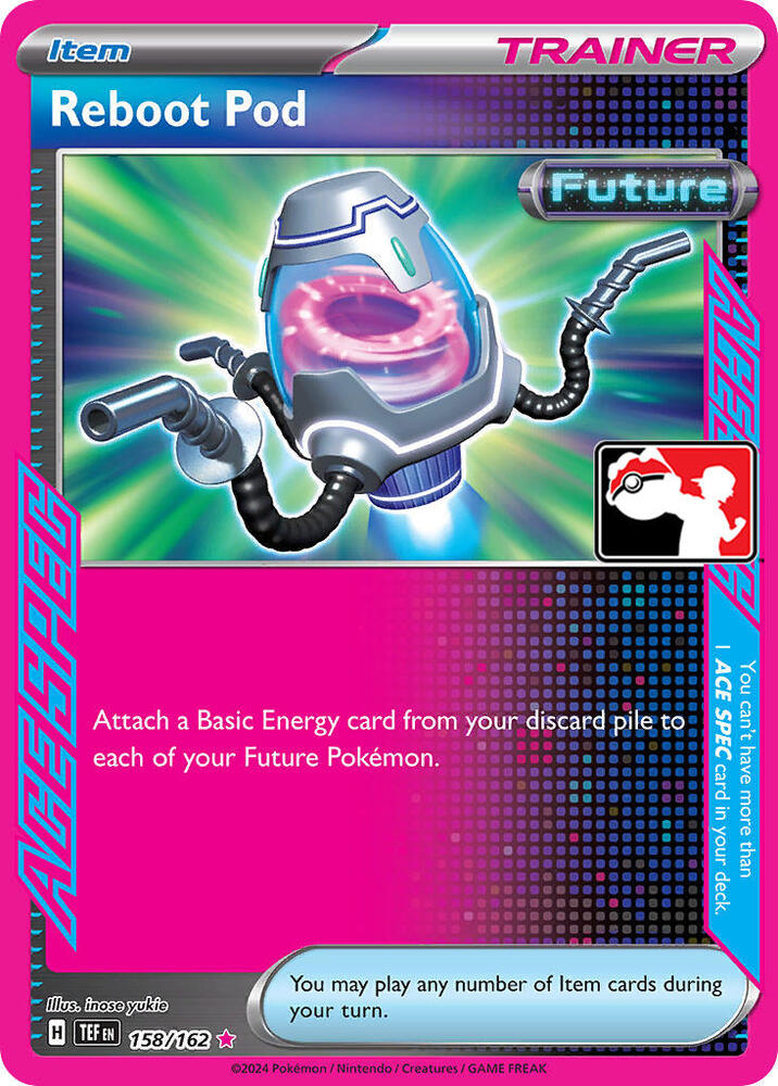 Reboot Pod - 158/162 158/162 ACE SPEC Rare Prize Pack Series Cards Pokémon card