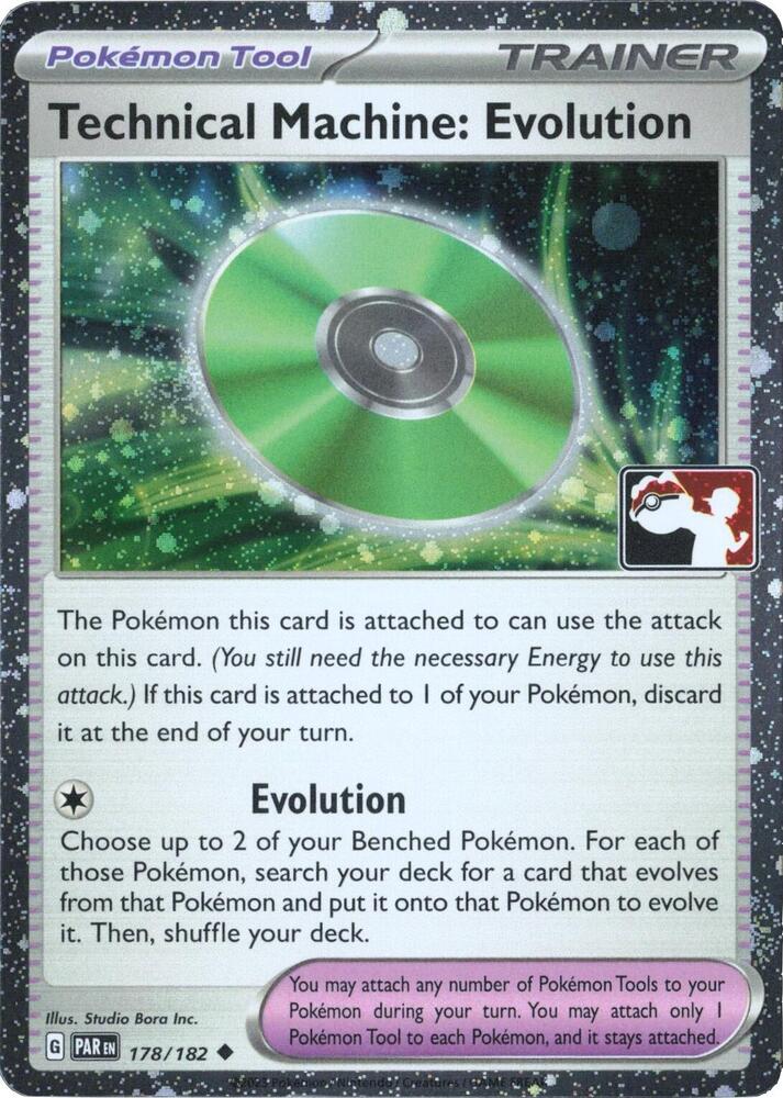 Technical Machine: Evolution - 178/182 (Cosmos Holo) 178/182 Uncommon Prize Pack Series Cards Pokémon card