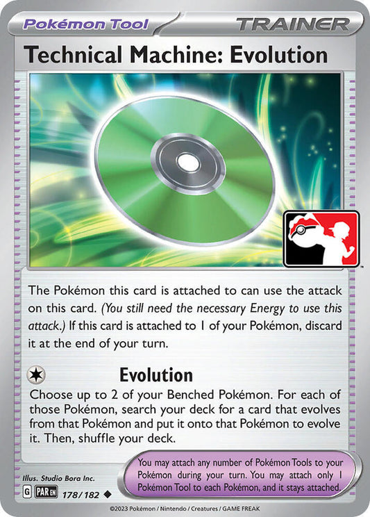 Technical Machine: Evolution 178/182 Uncommon Prize Pack Series Cards Pokémon card