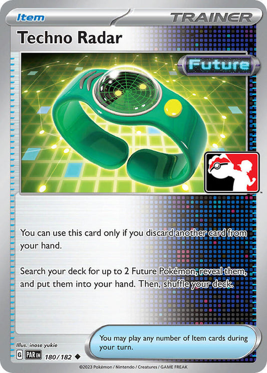 Techno Radar - 180/182 Uncommon Prize Pack Series Cards