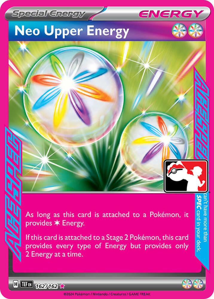 Neo Upper Energy - 162/162 162/162 ACE SPEC Rare Prize Pack Series Cards Pokémon card