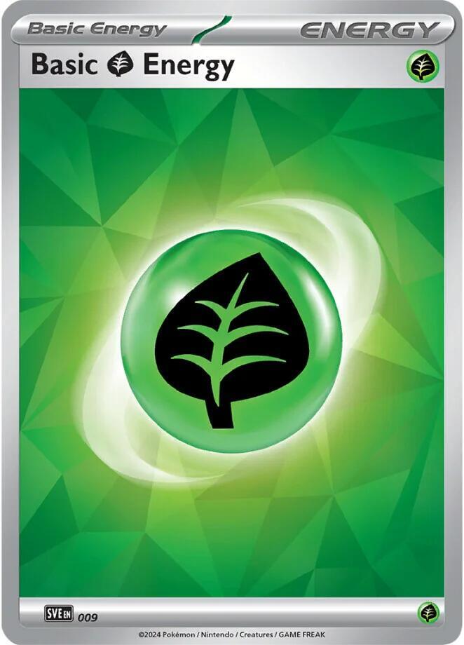 Basic Grass Energy - 009 Common SV07: Stellar Crown