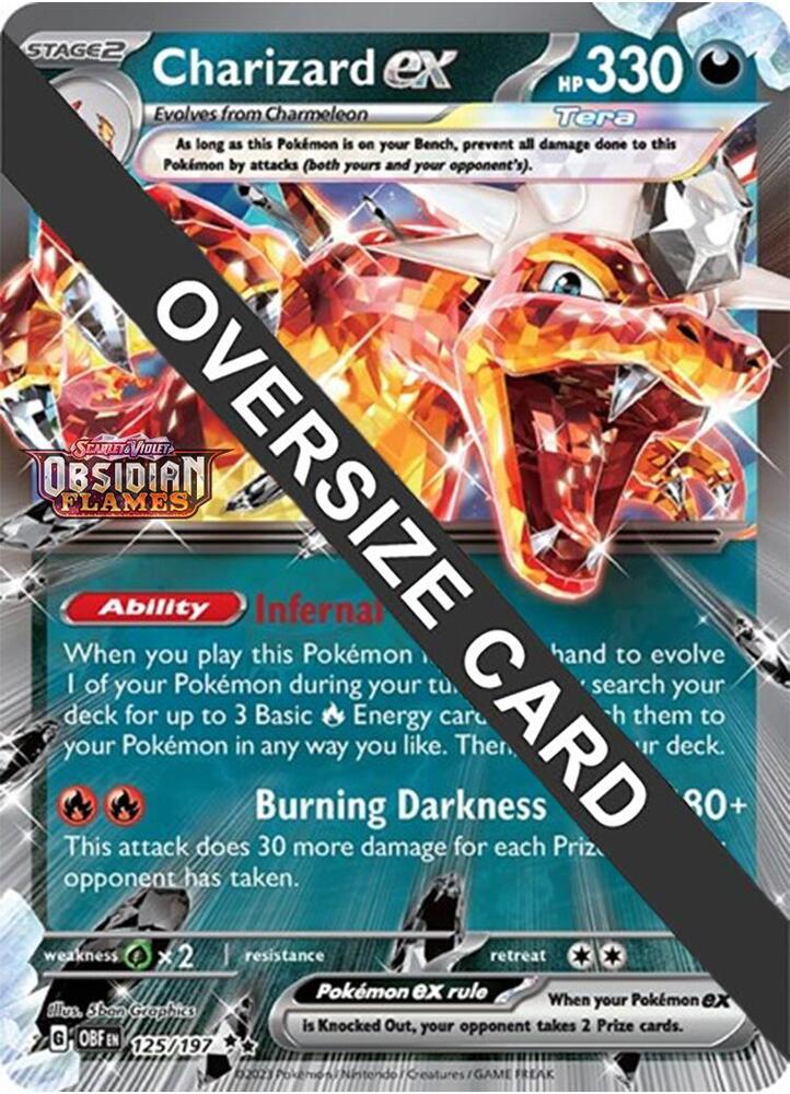 Charizard ex - 125/197 Double Rare Jumbo Cards