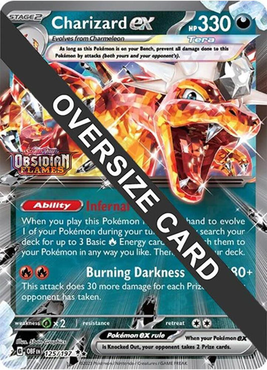 Charizard ex - 125/197 Double Rare Jumbo Cards