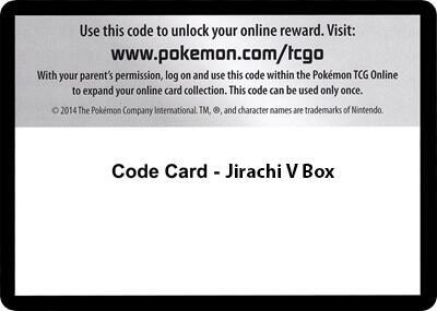 Code Card - Jirachi V Box Code Card Miscellaneous Cards & Products Pokémon card