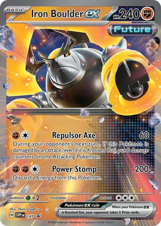 Iron Boulder ex - 147 - 147 Promo SV: Scarlet & Violet Promo Cards