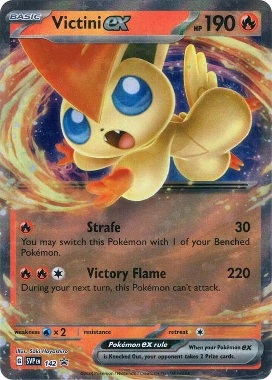 Victini ex - 142 - 142 Promo SV: Scarlet & Violet Promo Cards