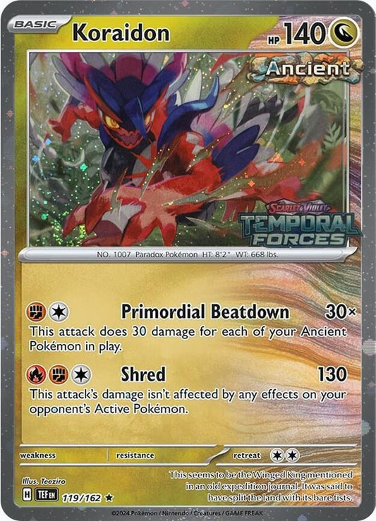 Koraidon - 119/162 (European Promo) 119/162 Promo Miscellaneous Cards & Products Pokémon card