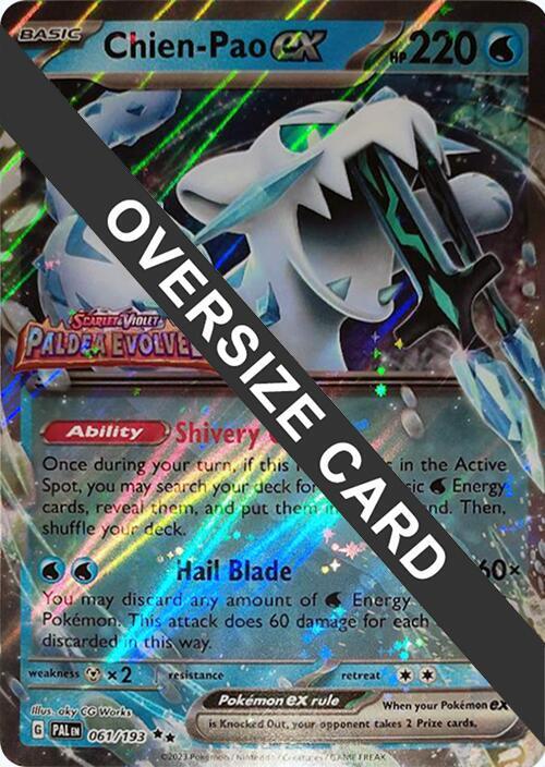 Chien-Pao ex - 061/193 061/193 Double Rare Jumbo Cards Pokémon card