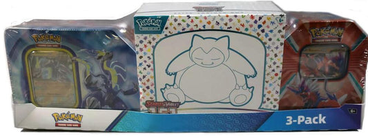 Costco Pokemon Collector 3-Pack: Scarlet & Violet 151 ETB + Paldea Legends Tins Miscellaneous Cards & Products Pokémon card