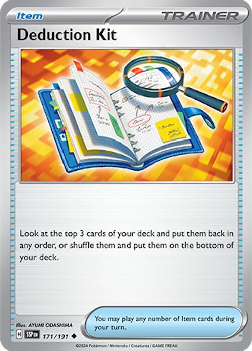 Deduction Kit 171/191 Uncommon Surging Sparks Pokémon card