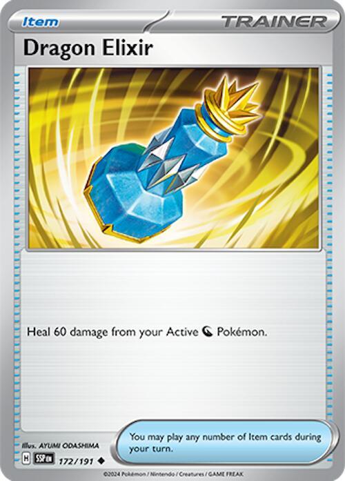 Dragon Elixir 172/191 Uncommon Surging Sparks Pokémon card