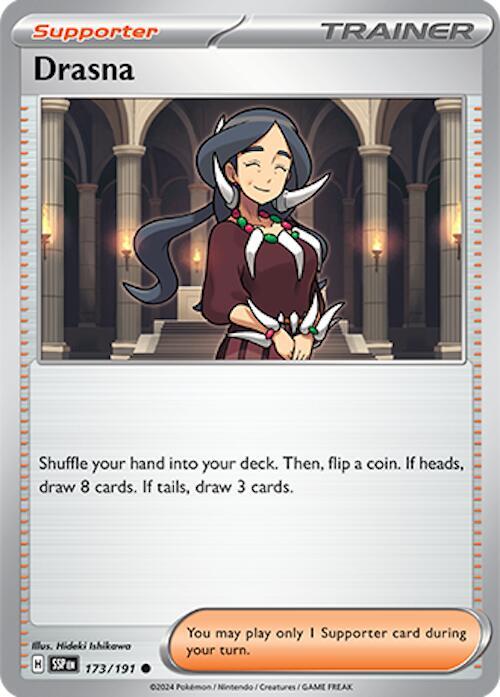 Drasna - 173/191 173/191 Common Surging Sparks Pokémon card