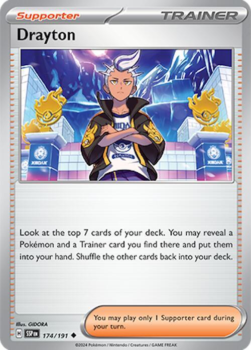 Drayton - 174/191 174/191 Uncommon Surging Sparks Pokémon card