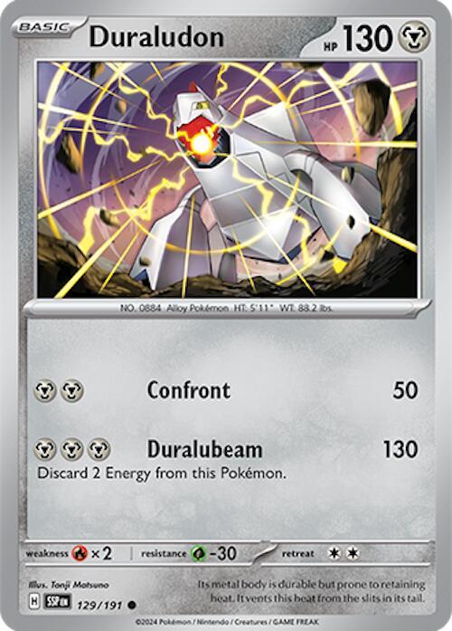Duraludon 129/191 Common Surging Sparks Pokémon card