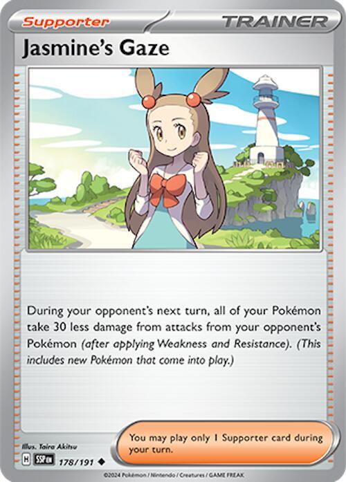 Jasmine's Gaze - 178/191 178/191 Uncommon Surging Sparks Pokémon card