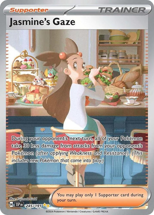 Jasmine's Gaze - 245/191 Special Illustration Rare SV08: Surging Sparks