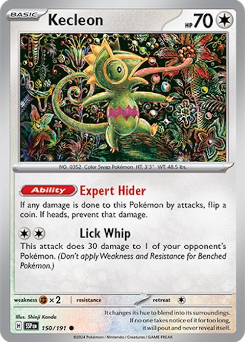 Kecleon - 150/191 150/191 Common Surging Sparks Pokémon card