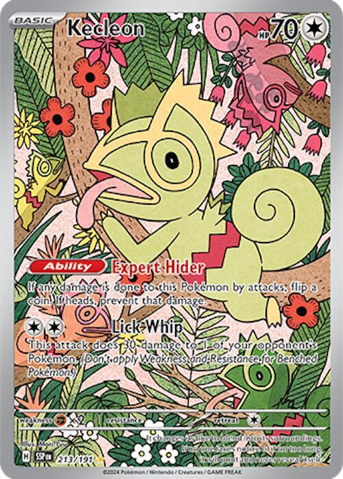 Kecleon - 213/191 213/191 Illustration Rare Surging Sparks Pokémon card