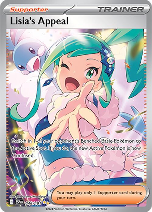 Lisia's Appeal - 246/191 246/191 Special Illustration Rare Surging Sparks Pokémon card