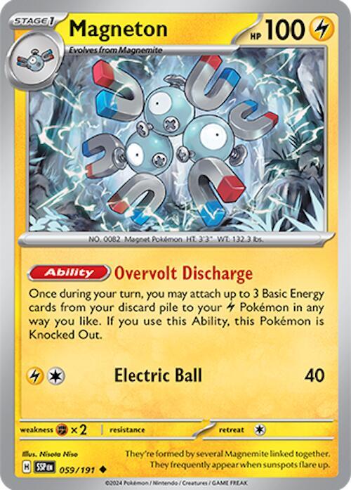 Magneton 059/191 Uncommon Surging Sparks Pokémon card