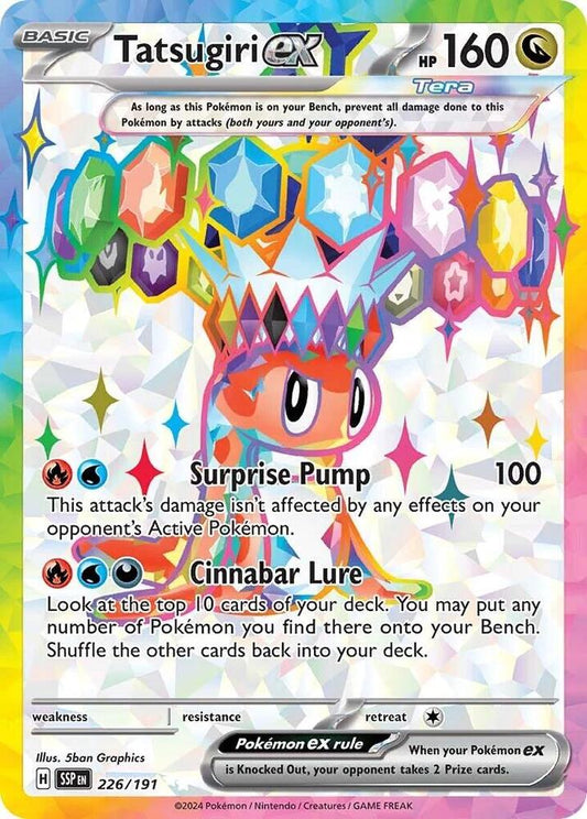 Tatsugiri ex - 226/191 226/191 Ultra Rare Surging Sparks Pokémon card