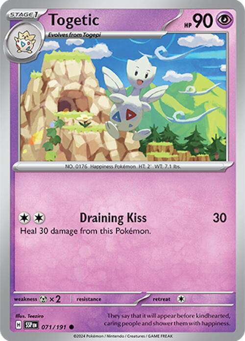 Togetic 071/191 Common Surging Sparks Pokémon card