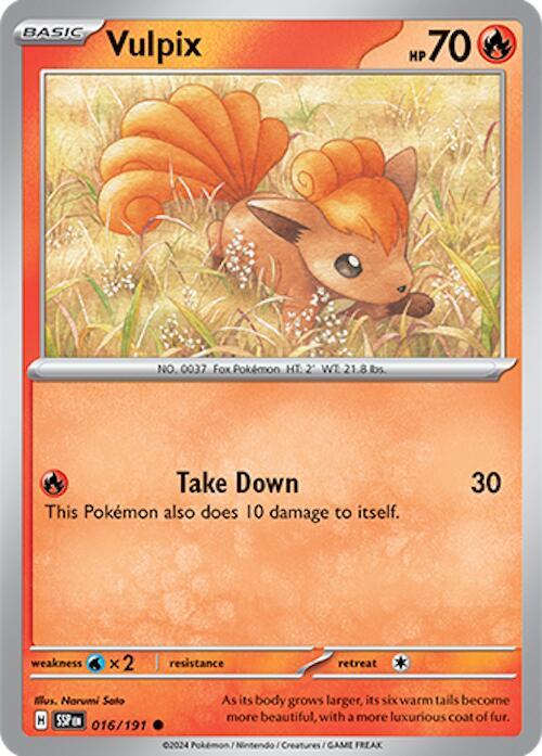 Vulpix - 016/191 Common SV08: Surging Sparks