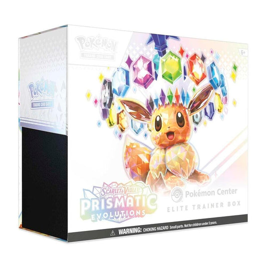 Prismatic Evolutions Pokemon Center Elite Trainer Box (Exclusive) Pokémon card