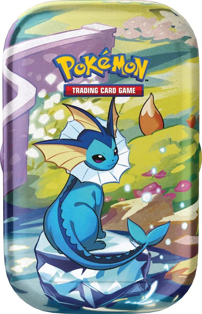 Prismatic Evolutions Mini Tin [Vaporeon] Pokémon card