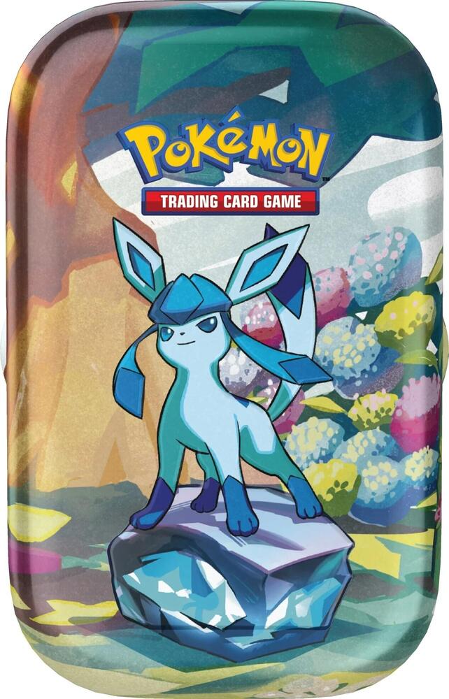 Prismatic Evolutions Mini Tin [Glaceon] Pokémon card