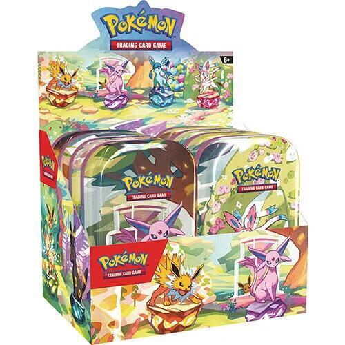 Prismatic Evolutions Mini Tin Display Pokémon card