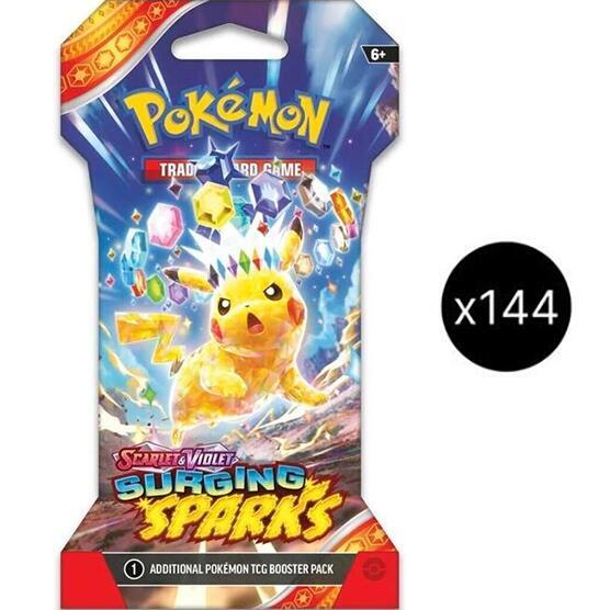 Surging Sparks Sleeved Booster Pack Case Pokémon card