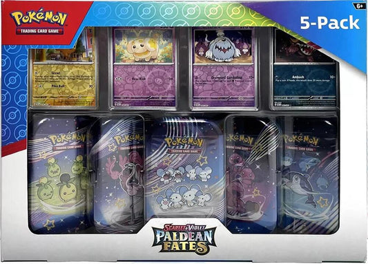 Costco Pokemon Scarlet & Violet Paldean Fates Mini Tin 5-pack Miscellaneous Cards & Products Pokémon card