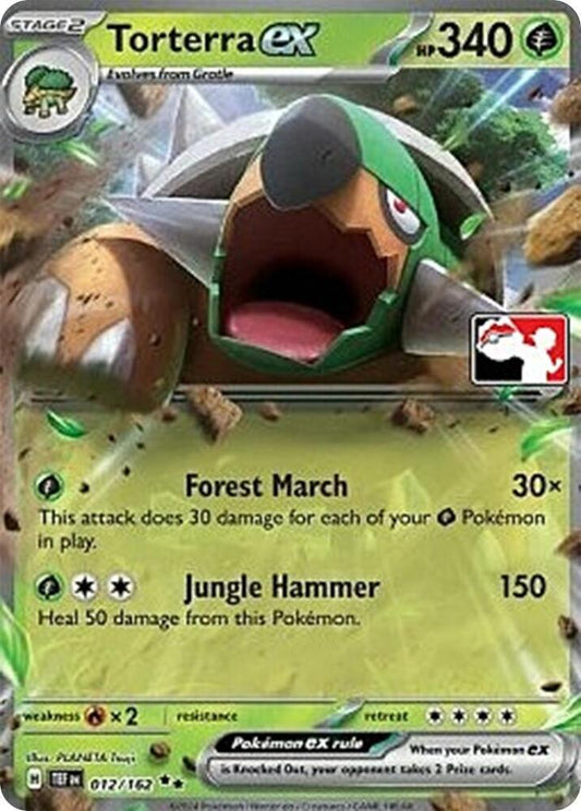 Torterra ex - 012/162 012/162 Double Rare Prize Pack Series Cards Pokémon card