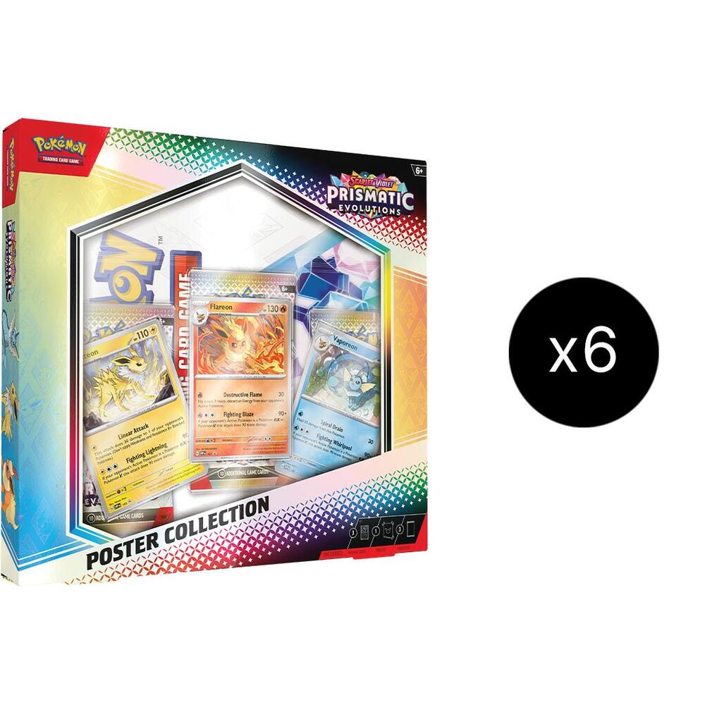 Prismatic Evolutions Poster Collection Case Pokémon card