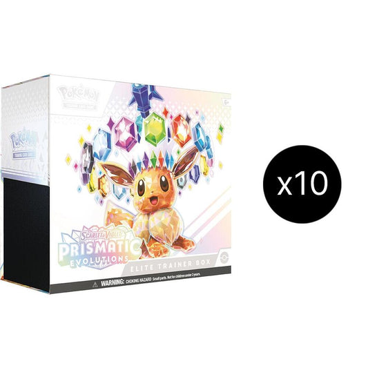 Prismatic Evolutions Elite Trainer Box Case Pokémon card