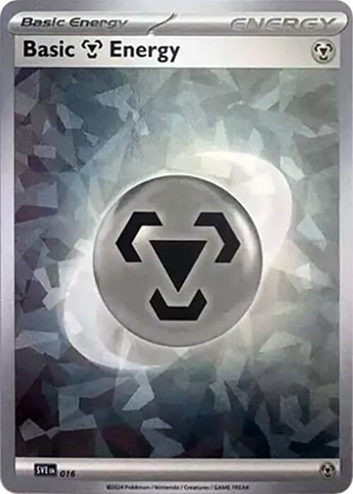 Basic Metal Energy (Cracked Ice Holo) - 016 Common SV07: Stellar Crown