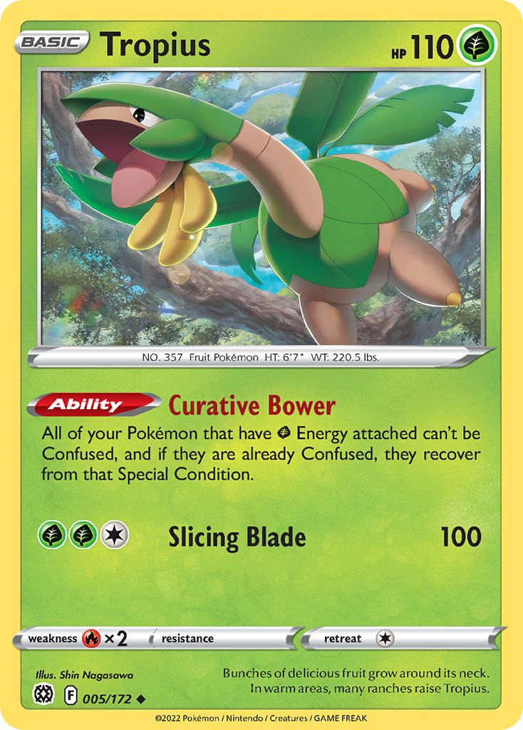 Tropius 005/172 Uncommon Brilliant Stars