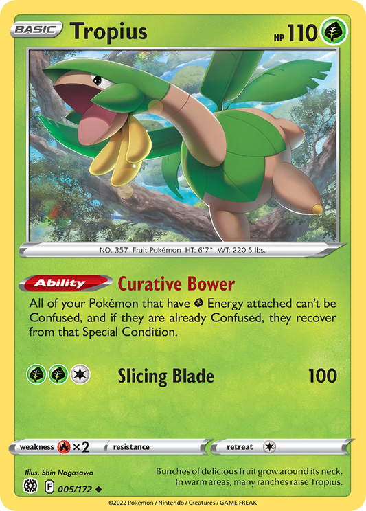 Tropius 005/172 Uncommon Brilliant Stars