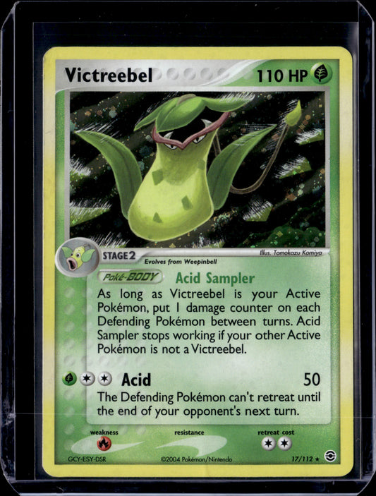 Victreebel FireRed & LeafGreen #17/112 Holofoil Pokémon Card (front)