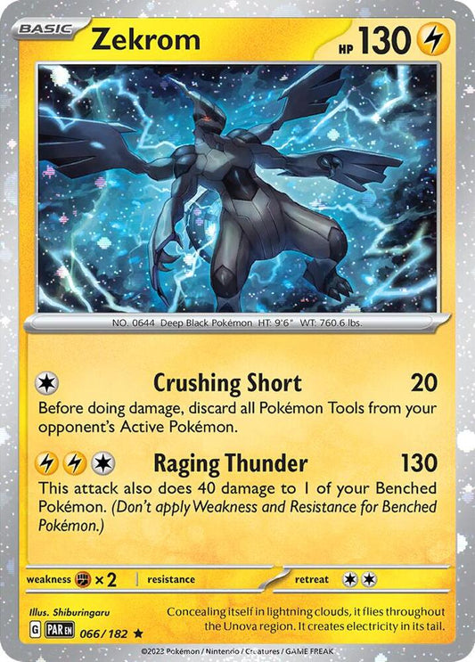 Zekrom - 066/182 (Cosmos Holo) Rare Miscellaneous Cards & Products