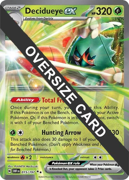 Decidueye ex - 015/197 Double Rare Jumbo Cards