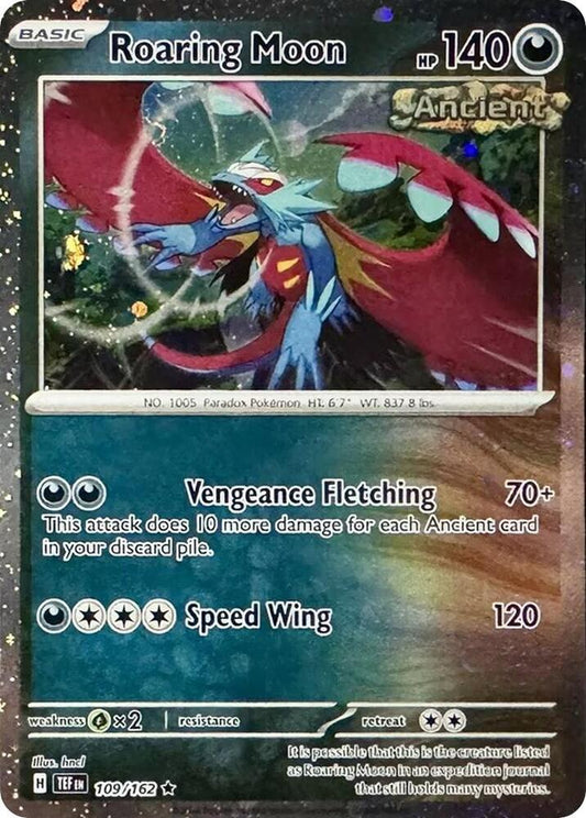 Roaring Moon - 109/162 (Cosmos Holo) 109/162 Rare Miscellaneous Cards & Products Pokémon card