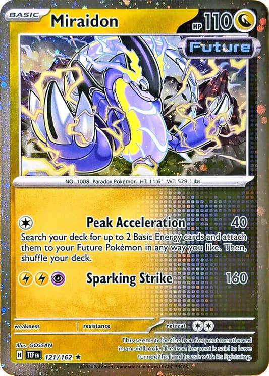 Miraidon - 121/162 (Cosmos Holo) 121/162 Promo Miscellaneous Cards & Products Pokémon card