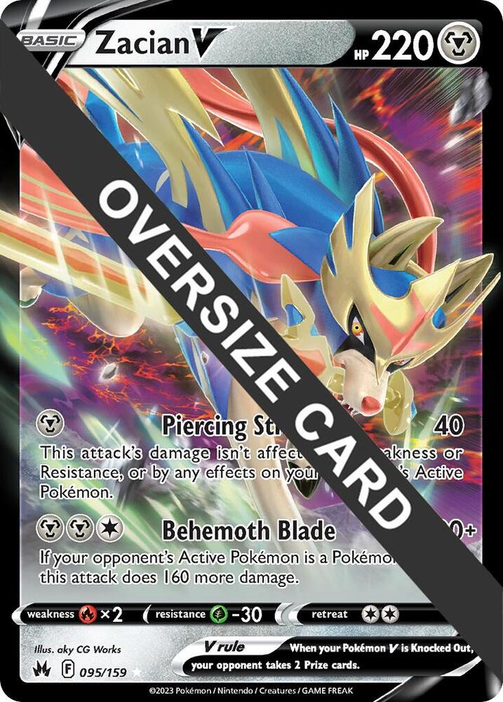 Zacian V - 095/159 095/159 Ultra Rare Jumbo Cards Pokémon card